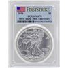 Image 1 : 2016 $1 American Silver Eagle Coin PCGS MS70 First Strike