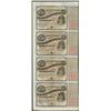 Image 1 : Uncut Sheet of (4) State of Louisiana Baby Bond Obsolete Notes