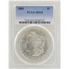Image 1 : 1886 $1 Morgan Silver Dollar Coin PCGS MS65