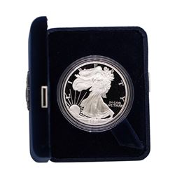 2001-W $1 American Silver Eagle 1 oz Fine Silver Bullion Proof Coin w/Box