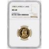 Image 1 : 1980 South Africa 1/4 Krugerrand Gold Coin NGC MS68