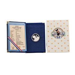1988 Rarities Mint Disney Mickey Mouse Silver Proof Coin w/Box & COA