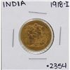 Image 1 : 1918-I India Sovereign Gold Coin
