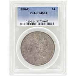 1890-O $1 Morgan Silver Dollar Coin PCGS MS64