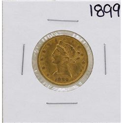 1899 $5 Liberty Head Half Eagle Gold Coin