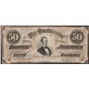 Image 1 : 1864 $50 Confederate States of America Note