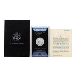 1884-CC $1 Morgan Silver Dollar Coin ANACS MS62 GSA w/ Box & COA