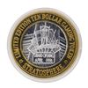 Image 1 : .999 Silver Stratosphere Las Vegas, Nevada $10 Casino Limited Edition Gaming Tok