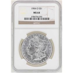 1904-O $1 Morgan Silver Dollar Coin NGC MS64