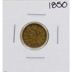1850 $2 1/2 Liberty Head Quarter Eagle Gold Coin
