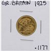 Image 1 : 1925 Great Britain George V 1/2 Sovereign Gold Coin