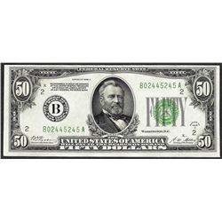 1928A $50 Federal Reserve Note