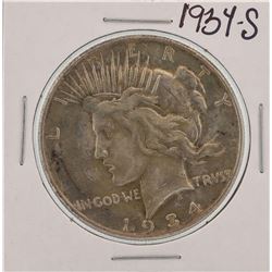1934-S $1 Peace Silver Dollar Coin