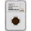 Image 1 : 1863 Phila PA North Military Hall Civil War Token NGC AU 53 BN