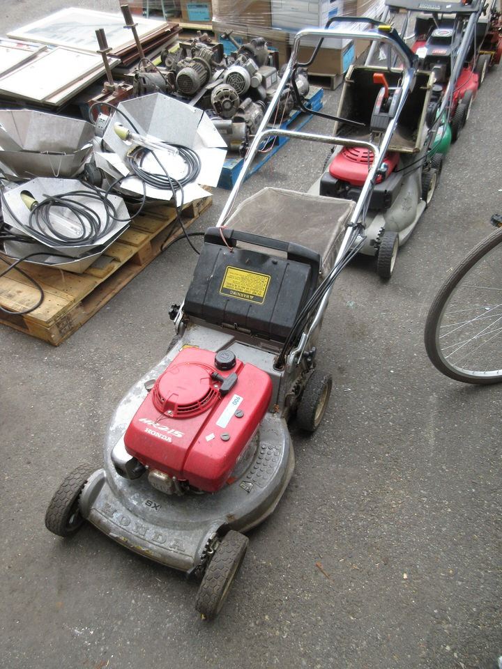 Honda Hr215 Honda Lawnmower With Catcher