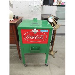 Rolling Coca-Cola Cooler