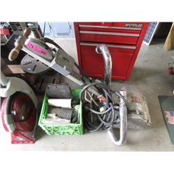 Clarke Floor Sander with Box Roller and Sandpaper