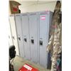 Image 1 : 4-Bank Storage Locker - Grey