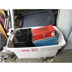 Tote of Assorted Hand Tools