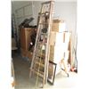 Image 1 : 8 Foot Wood Step Ladder & Chimney Sweep