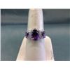 Image 1 : Stunning Amethyst & Diamond Ring