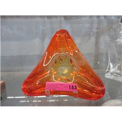 Vintage Art Glass Ashtray