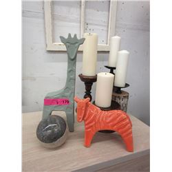 Ceramic, Wood & Marble Decorative Items