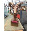 Image 1 : Metal Ram's Head Statue