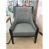 Image 1 : New Wood Framed Fabric Upholstered Arm Chair