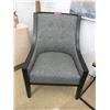 Image 1 : New Wood Framed Fabric Upholstered Arm Chair
