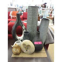 8 Pieces of Household Decor - Assorted Materials