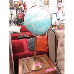 30" Tall World Globe - 12" Diameter