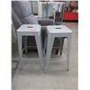 Image 1 : Pair of 26" Stacking Metal Stools