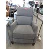 Image 1 : New Fabric Upholstered Manual Reclining Chair