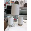 Image 1 : 3 New Lamps with Linen Like Shades