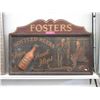 Image 1 : 2D Wood Fosters Beer Sign
