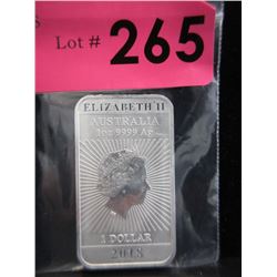 1 Oz. Perth Mint .9999 Silver Dragon Coin