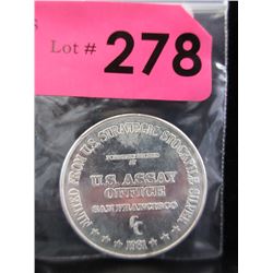 1 Oz. Investors .999 Silver Round