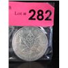 Image 1 : 1 Oz. Canada Maple Leaf .9999 Silver Coin