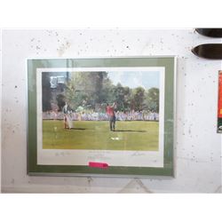 Ltd Edition Autographed Lee Trevino Golf Print