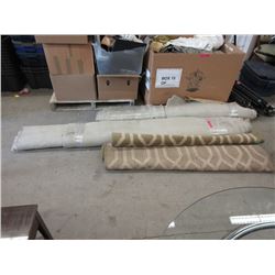 1 Area Carpet & 2 Partial Carpet Rolls