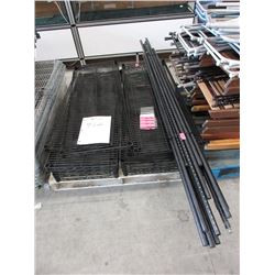 1 Industrial Metal 4-Tier Shelf - Black