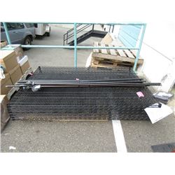 1 Industrial Metal 4-Tier Shelf - Black