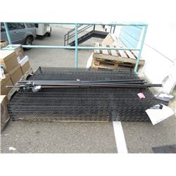 1 Industrial Metal 4-Tier Shelf - Black