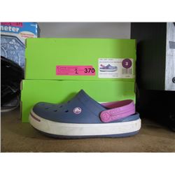 2 Pairs of Children's Size 3 Crocs