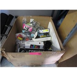 Large Box of Assorted Electronics Accessories
