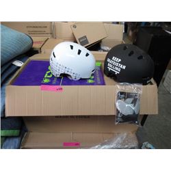 Case of 6 New Assorted TSG Helmets
