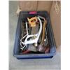 Image 1 : Tote of Assorted Hand Saws & Pliers