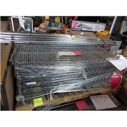 1 Industrial Metal 4-Tier Shelf - Silver