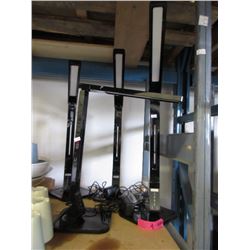 4 LED Desk Lamps with Adjustable Lights